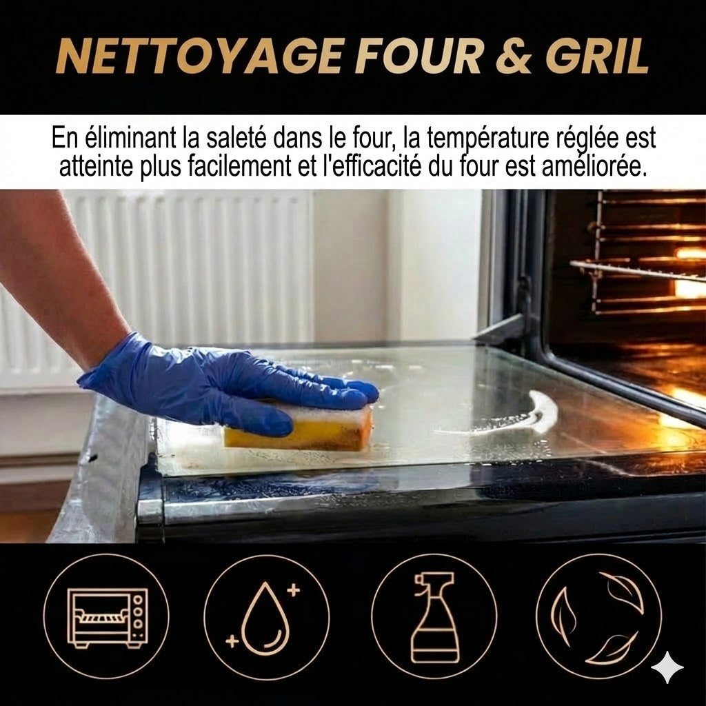Spray nettoyant pour four et grill