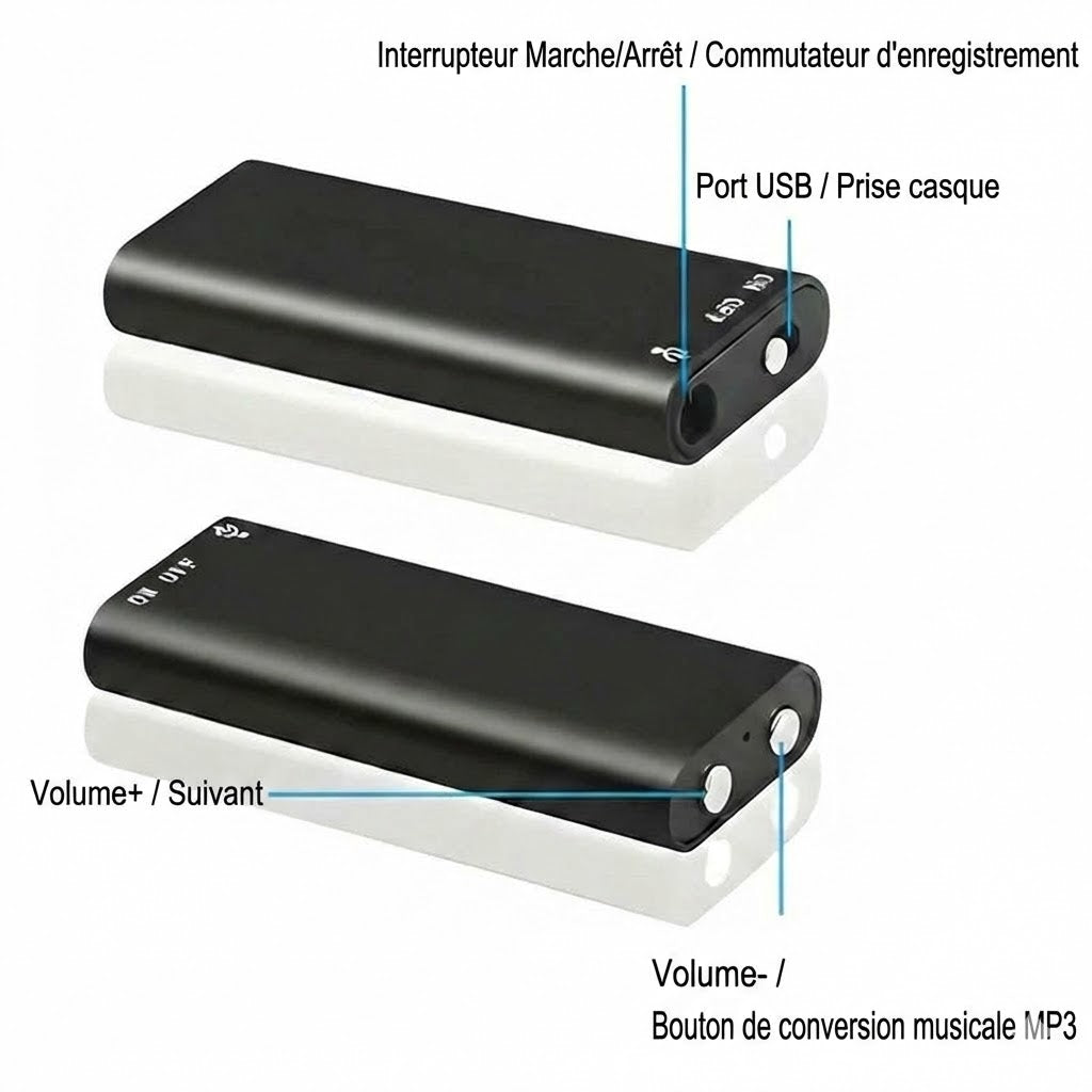 Mini-enregistreur vocal