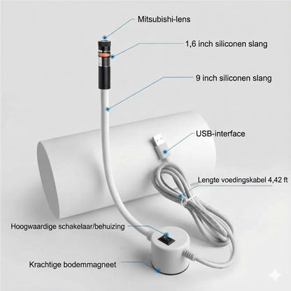 Lampe de positionnement magnétique pour machine à coudre