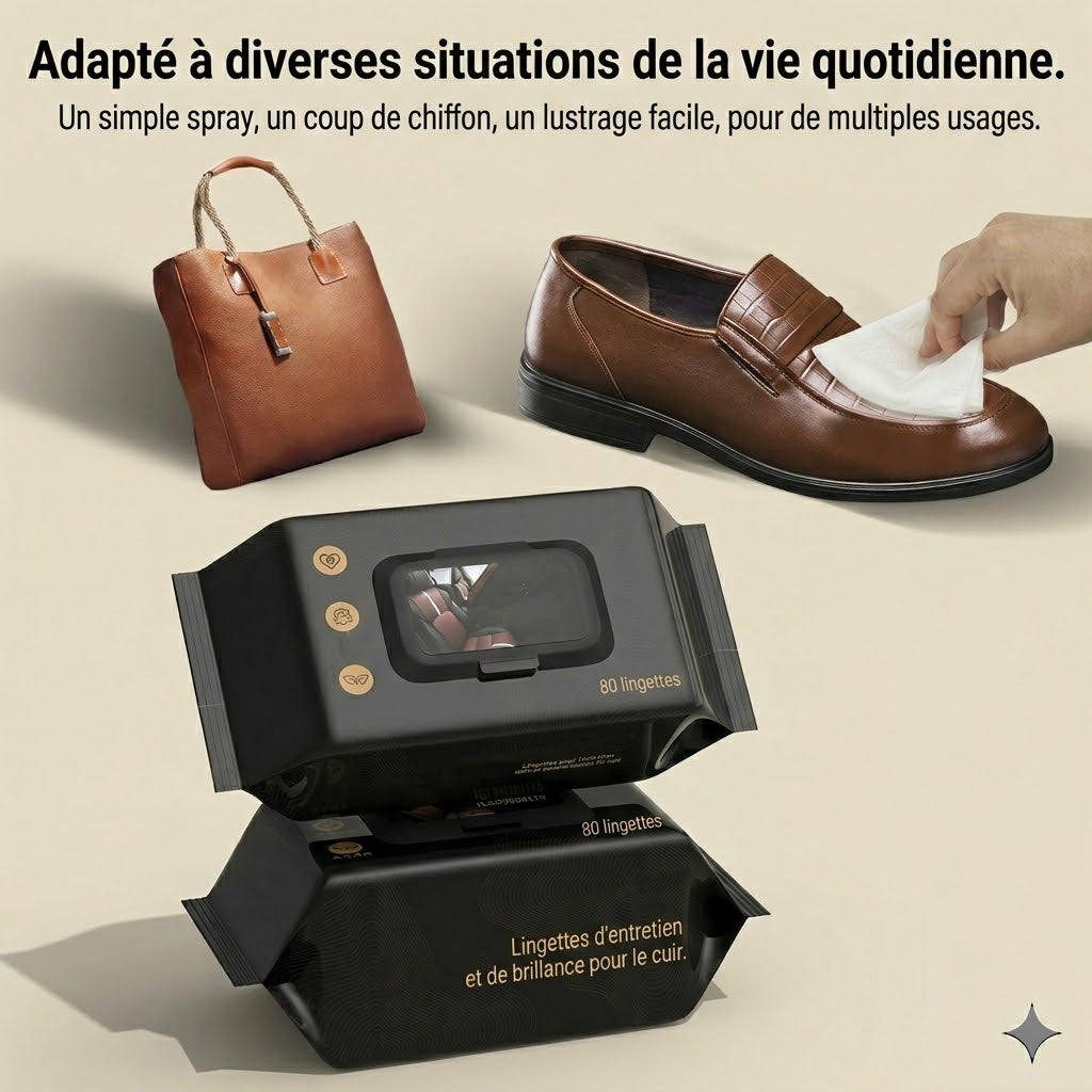 Lingettes pour l'intérieur de la voiture