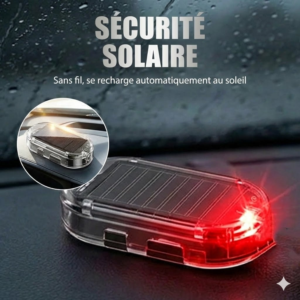 Lampe de sécurité solaire pour voiture (lot de 2)