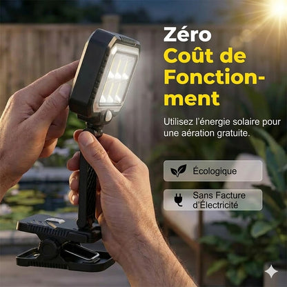 Lampe solaire d'extérieur – clipsez-la et votre jardin brille gratuitement !