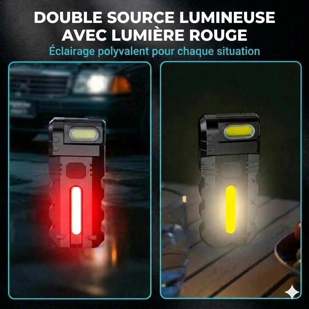 Lampe De Travail LED Avec Tête Pivotante À 180°