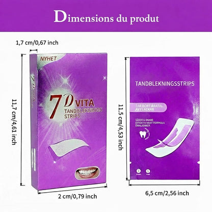 Bandes de blanchiment des dents