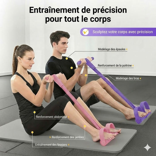 Appareil de récupération assis pour la maison : muscles abdominaux tendus