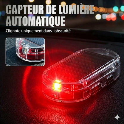 Lampe de sécurité solaire pour voiture (lot de 2)