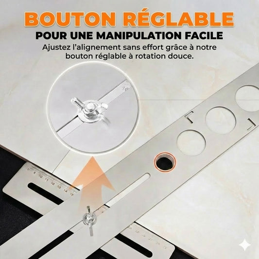 Outil de perçage entièrement réglable en angle