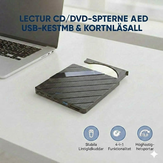 Lecteur CD/DVD externe pour ordinateur portable