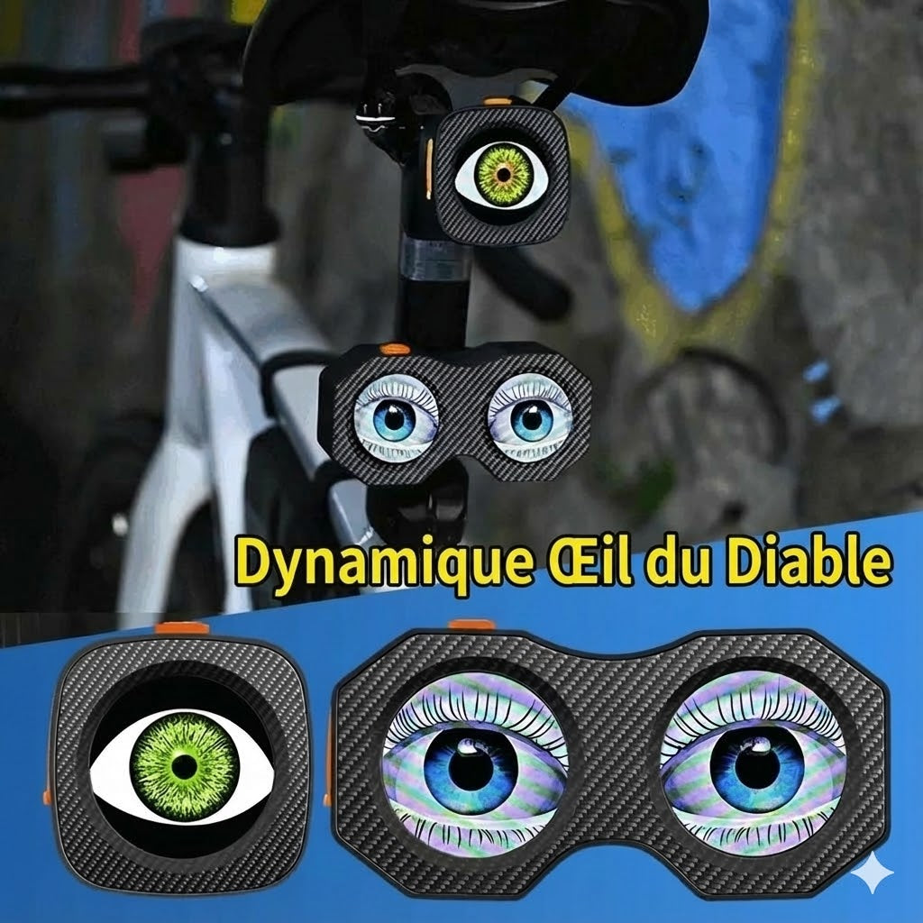 Feu arrière dynamique en forme d'œil du diable