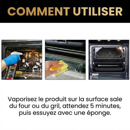 Spray nettoyant pour four et grill