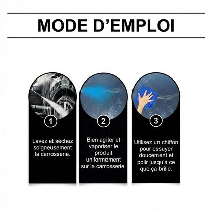 Kit de polissage de voiture anti-rayures pour la restauration de la peinture