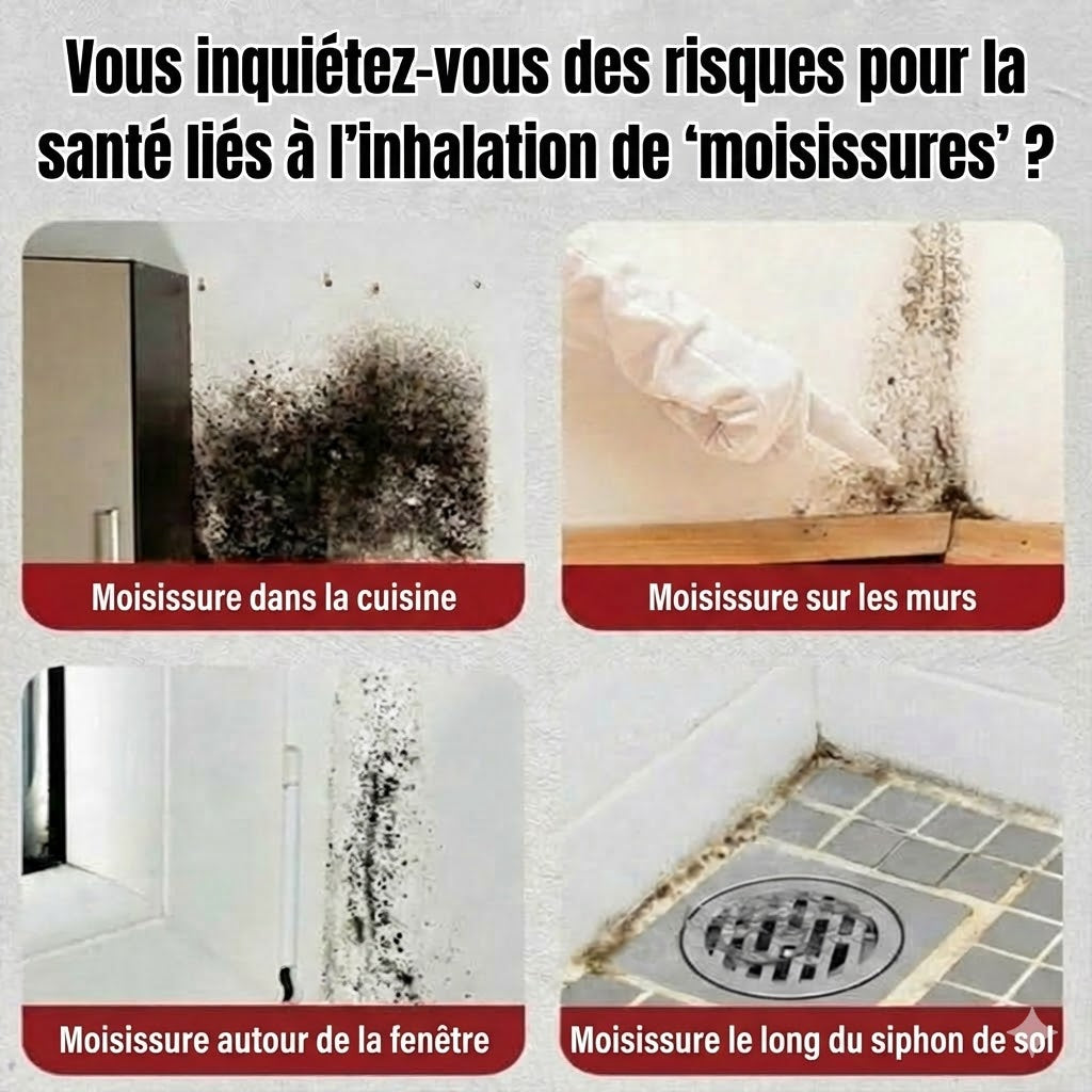 Nettoyant moussant anti-moisissure