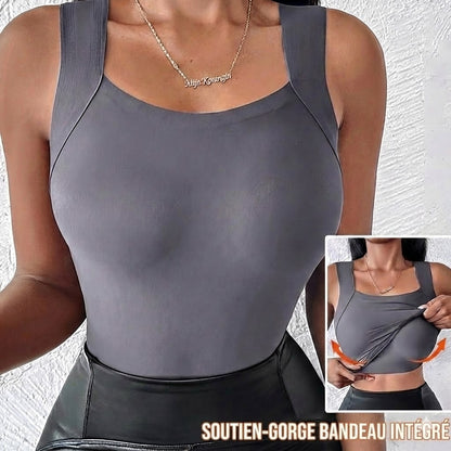 Débardeur thermique avec Ingebouwde BH (U-Neck)