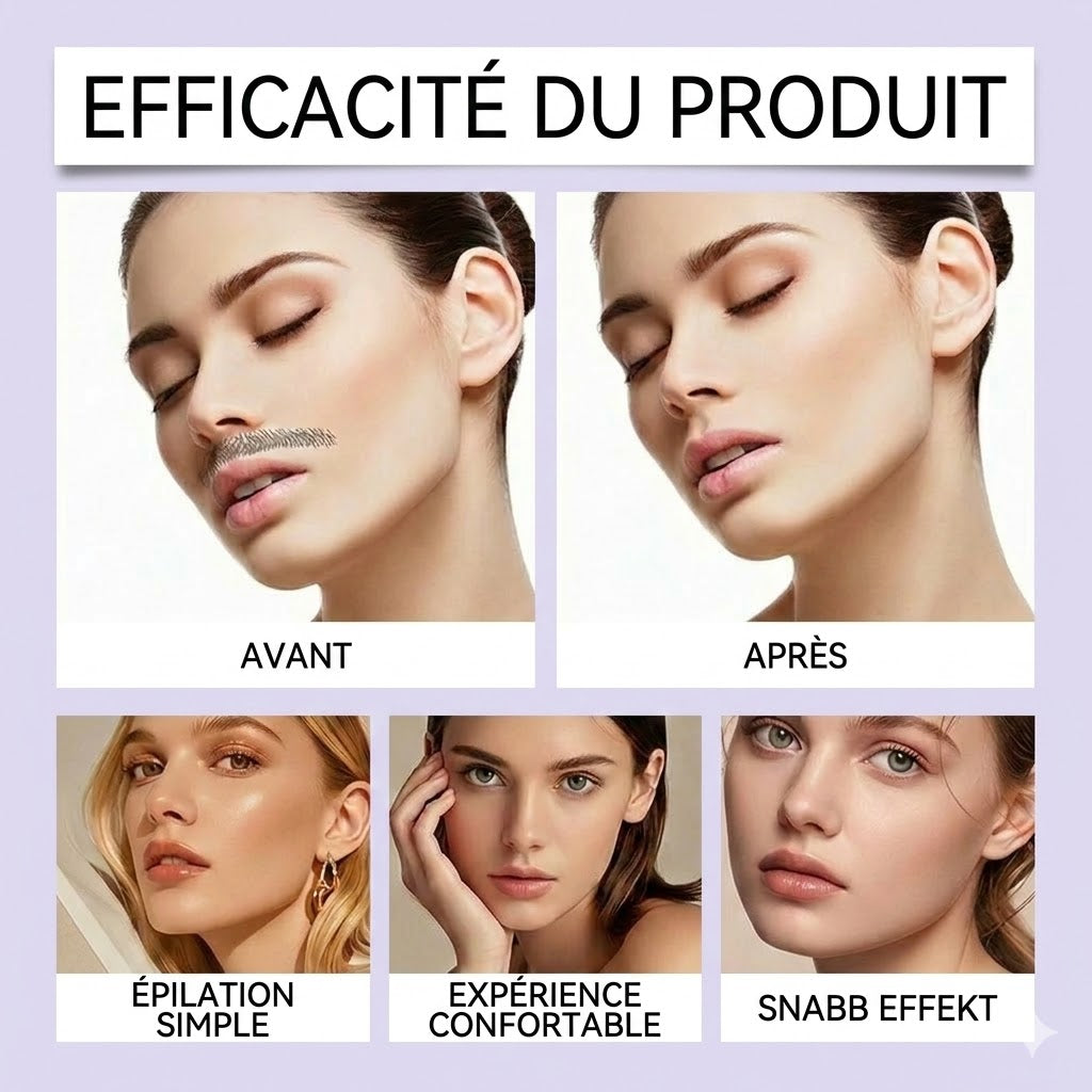 Crème Douce Et Indolore Pour L’élimination Des Poils Du Visage