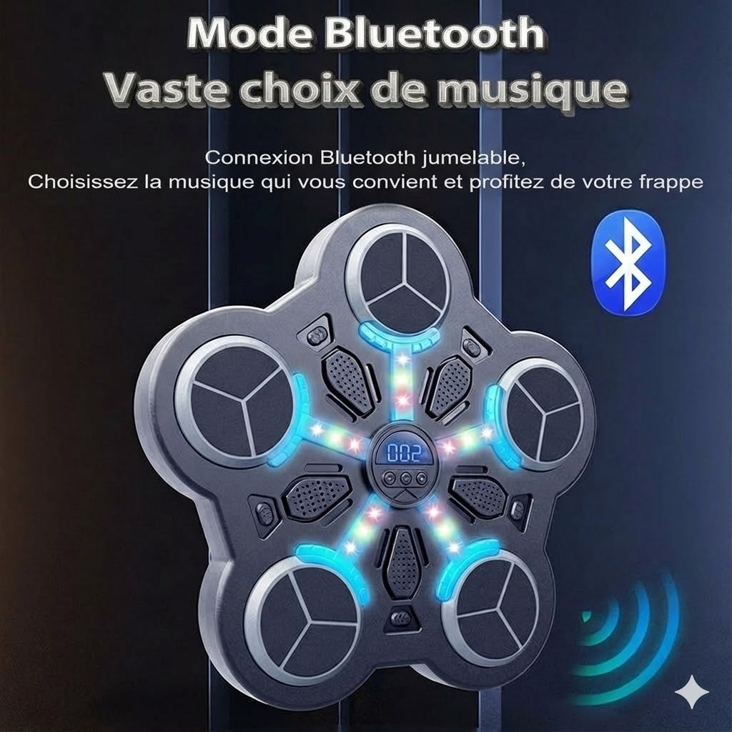 Machine de boxe musicale Bluetooth pour enfants