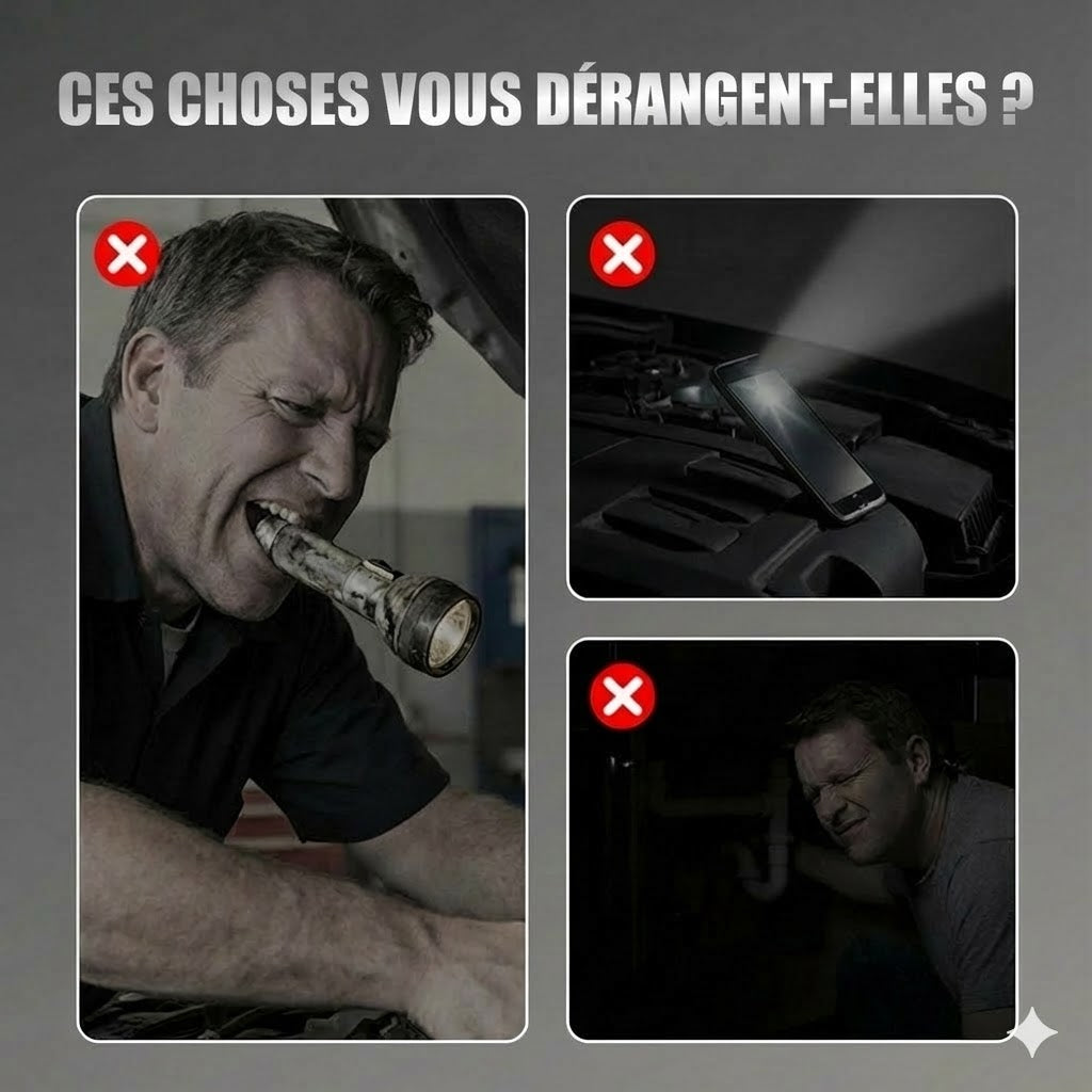 Lampe frontale LED puissante : étanche et rechargeable (extérieur et bricolage)