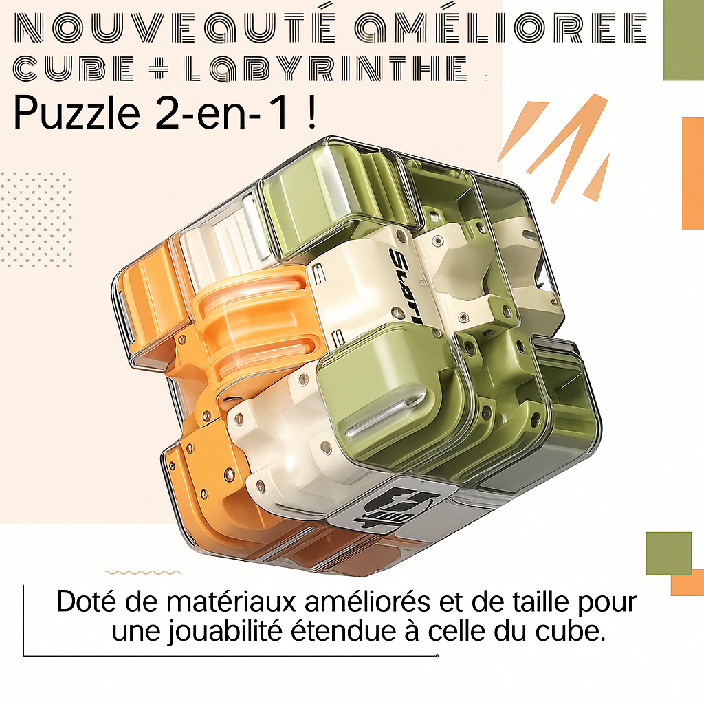 Grand puzzle labyrinthe 3D