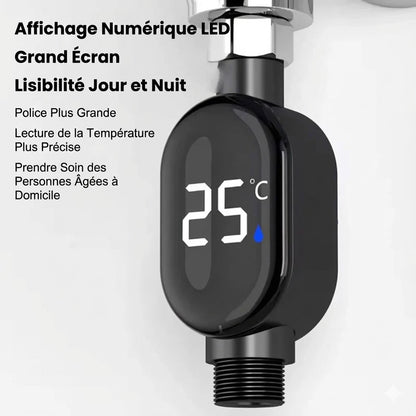 Affichage intelligent de la température de la douche