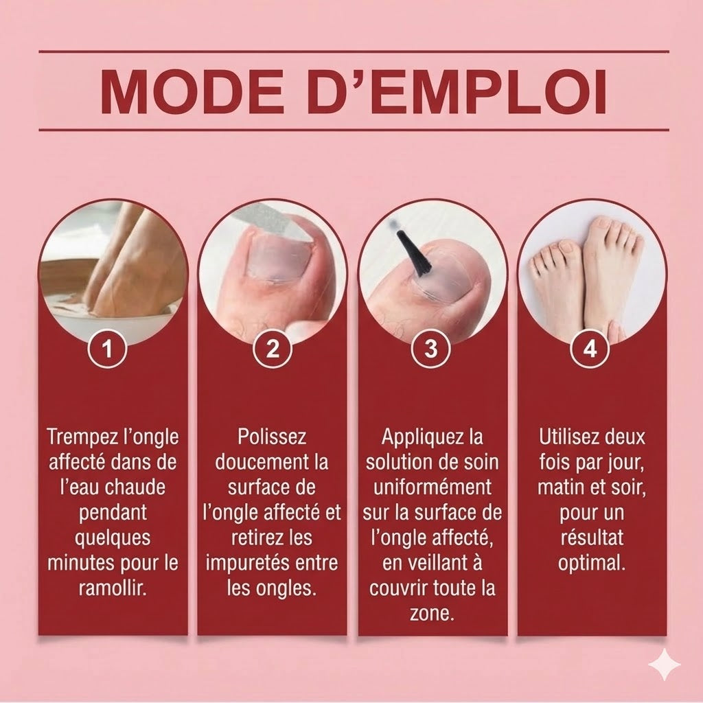 Essence réparatrice pour ongles abîmés