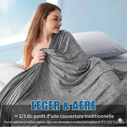 Couverture rafraîchissante pour dormeurs qui ont chaud