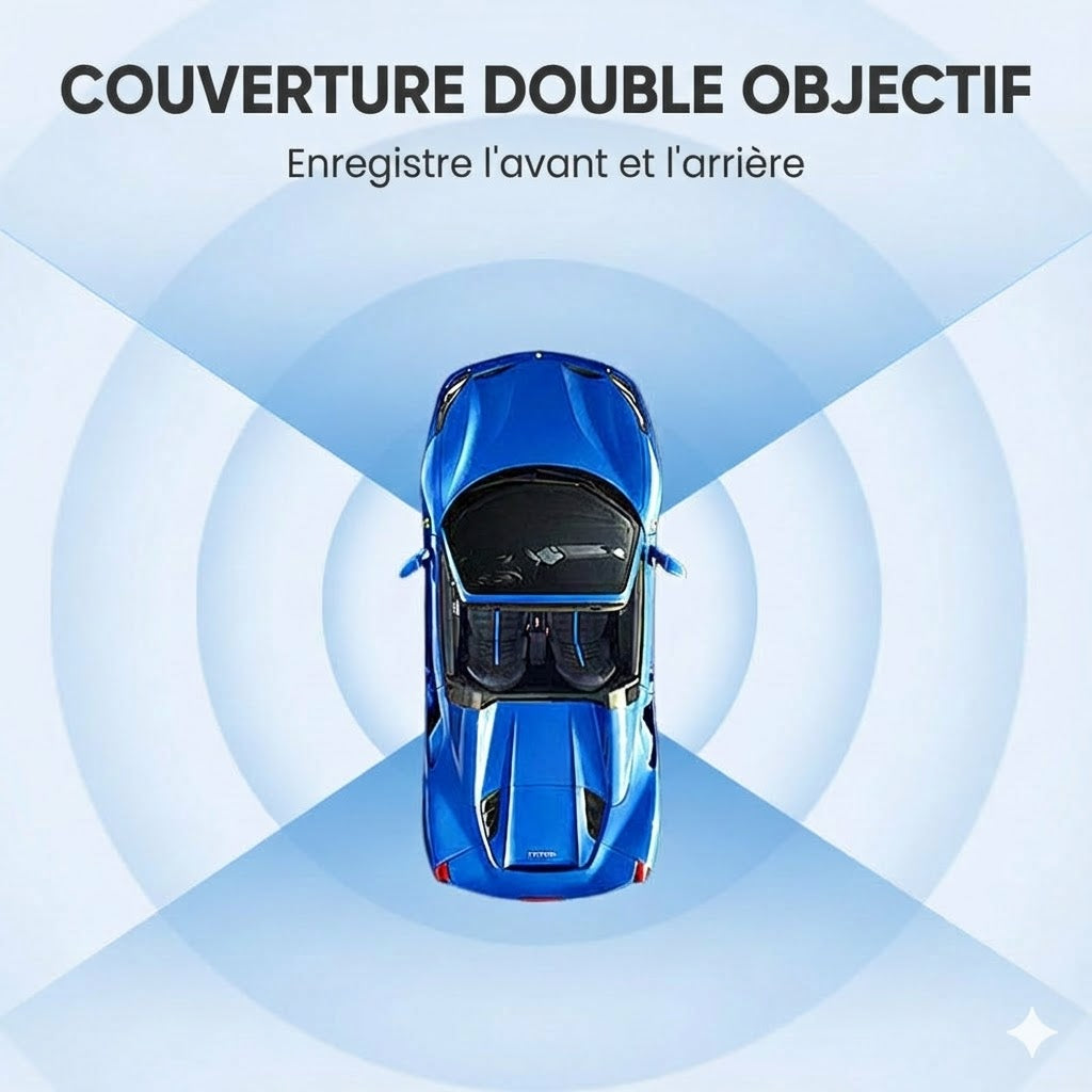 Caméra embarquée 4K Ultra HD avec Wi-Fi et vision nocturne