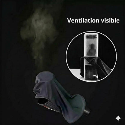 Masque facial intégral chaud et coupe-vent unisexe pour l'hiver