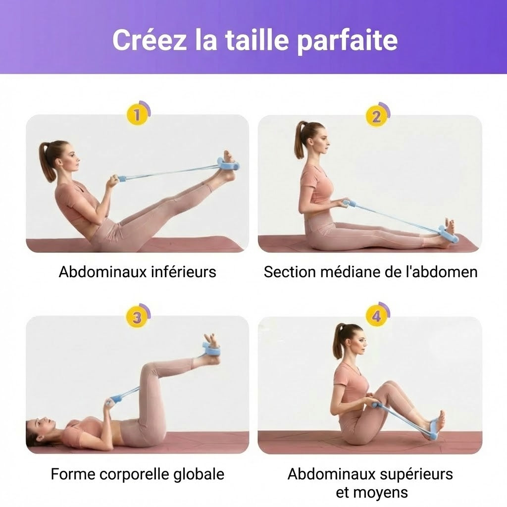 Appareil de récupération assis pour la maison : muscles abdominaux tendus