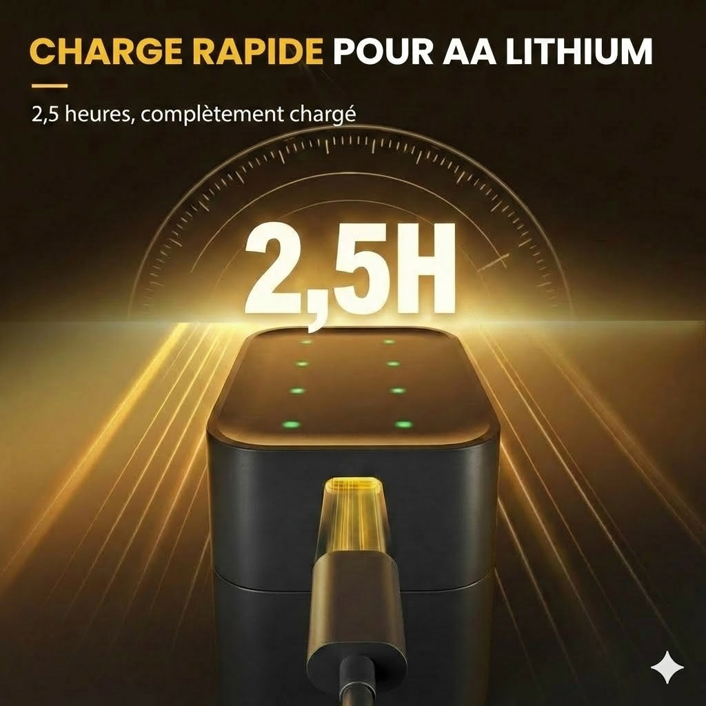 Chargeur de batterie au lithium - Protection contre la surcharge