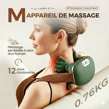Le meilleur masseur de cou portable – 3 fois plus de détente !