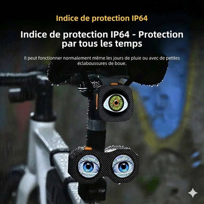 Feu arrière dynamique en forme d'œil du diable