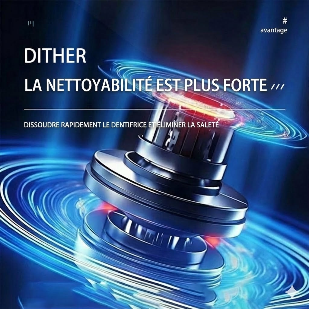 Nettoyeur de dents ultrasonique professionnel multifonctionnel et multi-vitesses