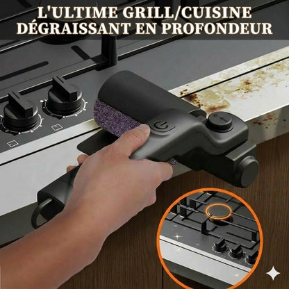 Brosse de nettoyage électrique sans fil pour barbecue