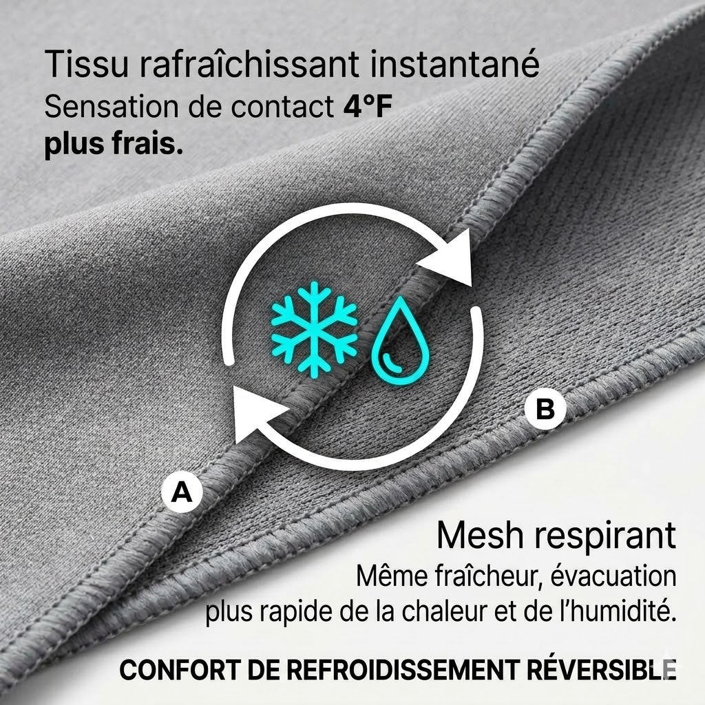 Couverture rafraîchissante pour dormeurs qui ont chaud