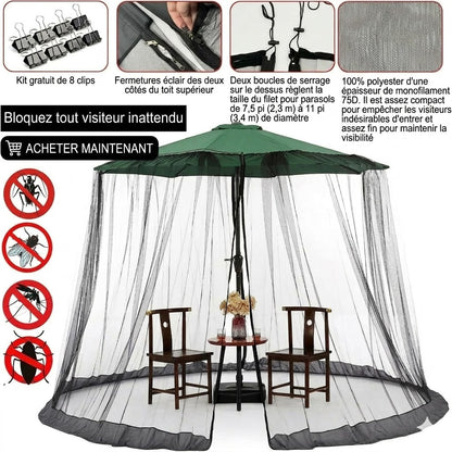 Écran de table pour parasol