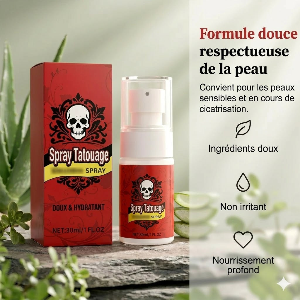 Spray hydratant de soin après-tatouage