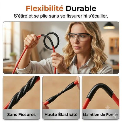 Ruban isolant électrique liquide et mastic d'étanchéité