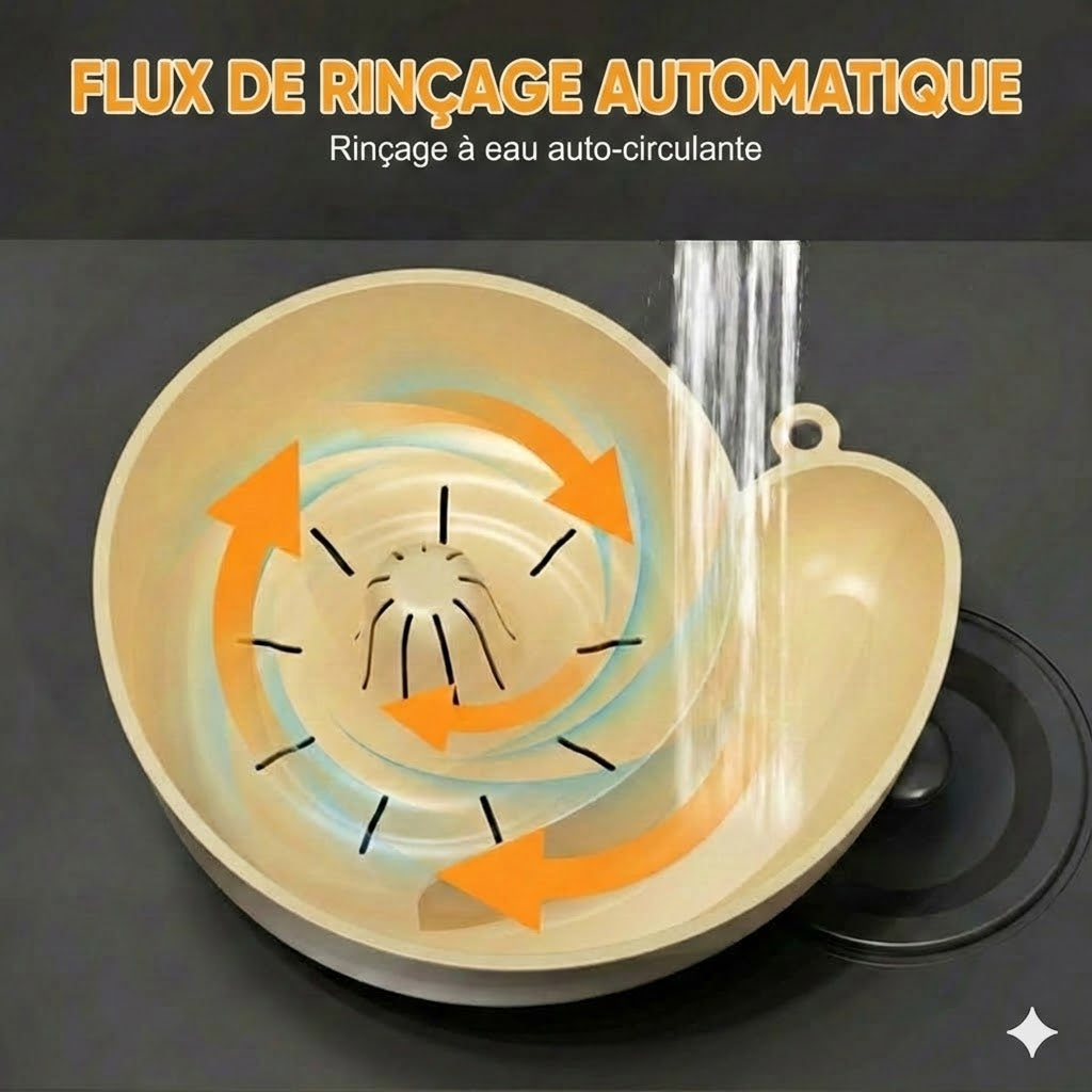 Panier de lavage et d'égouttage automatique pour fruits et légumes
