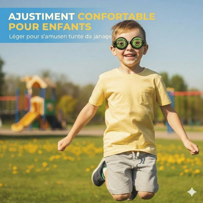 Lunettes amusantes avec mécanisme de clignement des yeux
