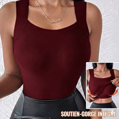 Débardeur thermique avec Ingebouwde BH (U-Neck)