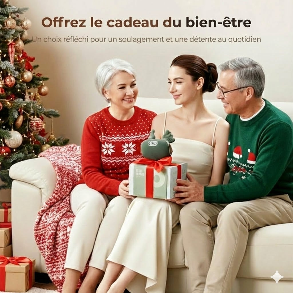 Le meilleur masseur de cou portable – 3 fois plus de détente !