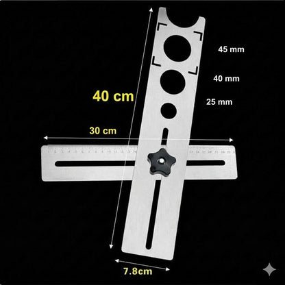 Outil de perçage entièrement réglable en angle