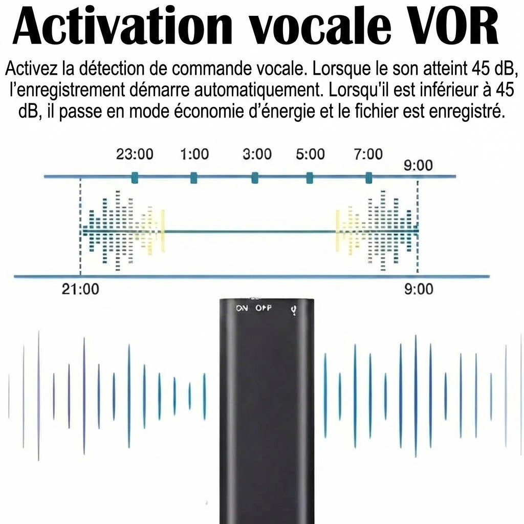 Mini-enregistreur vocal