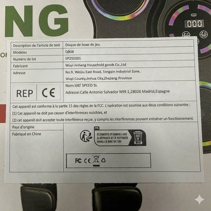 Machine de boxe musicale Bluetooth pour enfants