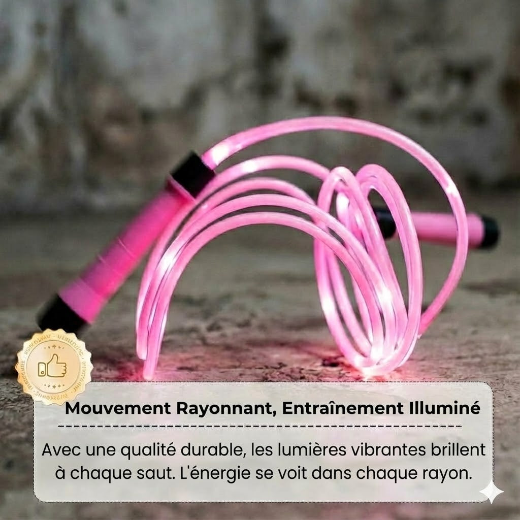 Corde à sauter lumineuse LED pour enfants