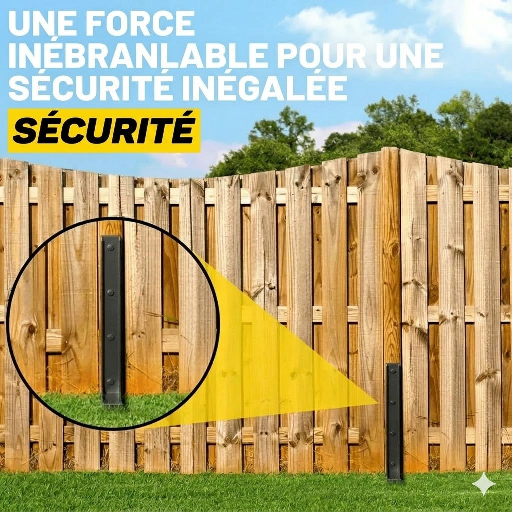 Kit de réparation pour piquets de clôture robustes