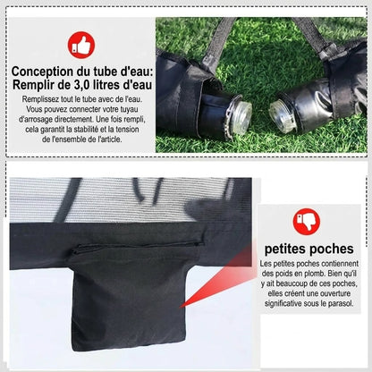Écran de table pour parasol
