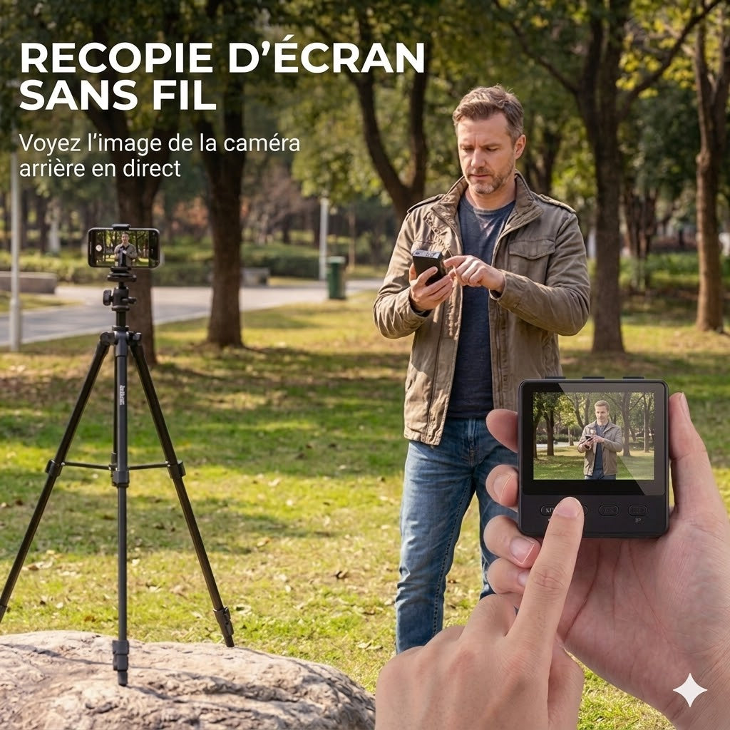 Moniteur Selfie Sans Fil Portable Pour Caméra Arrière