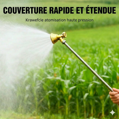 Pulvérisateur agricole à buse en laiton réglable