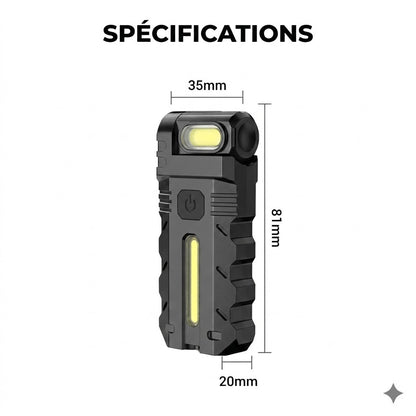 Lampe De Travail LED Avec Tête Pivotante À 180°