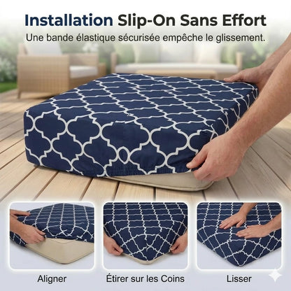 Housse de coussin pour canapé de jardin